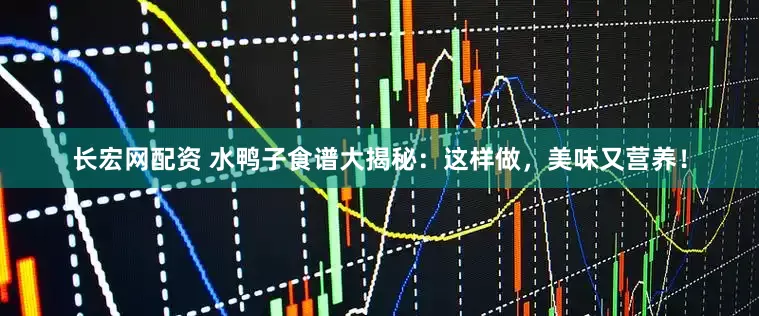 长宏网配资 水鸭子食谱大揭秘：这样做，美味又营养！